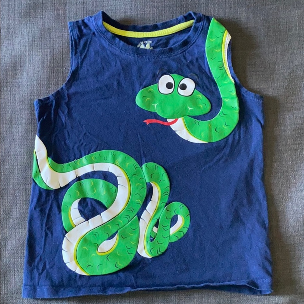 Boys’ Snake Sleeveless Shirt M (5/6)